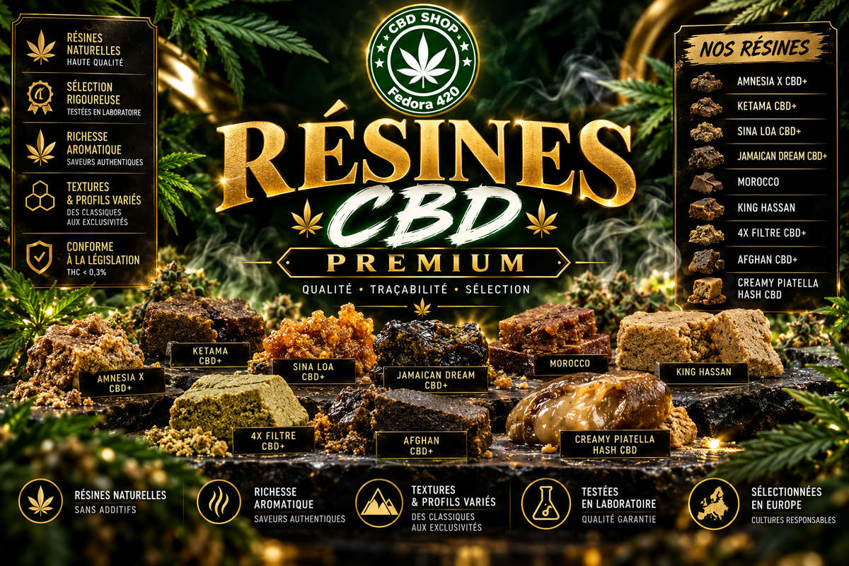 Résine CBD Forte Puissance