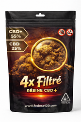 4X Filtré Résines CBD+ premium | Fedora420
