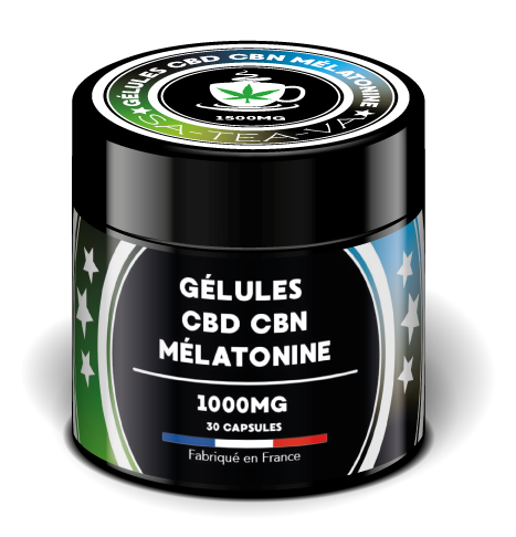 Gélules CBD + CBN + MELATONINE