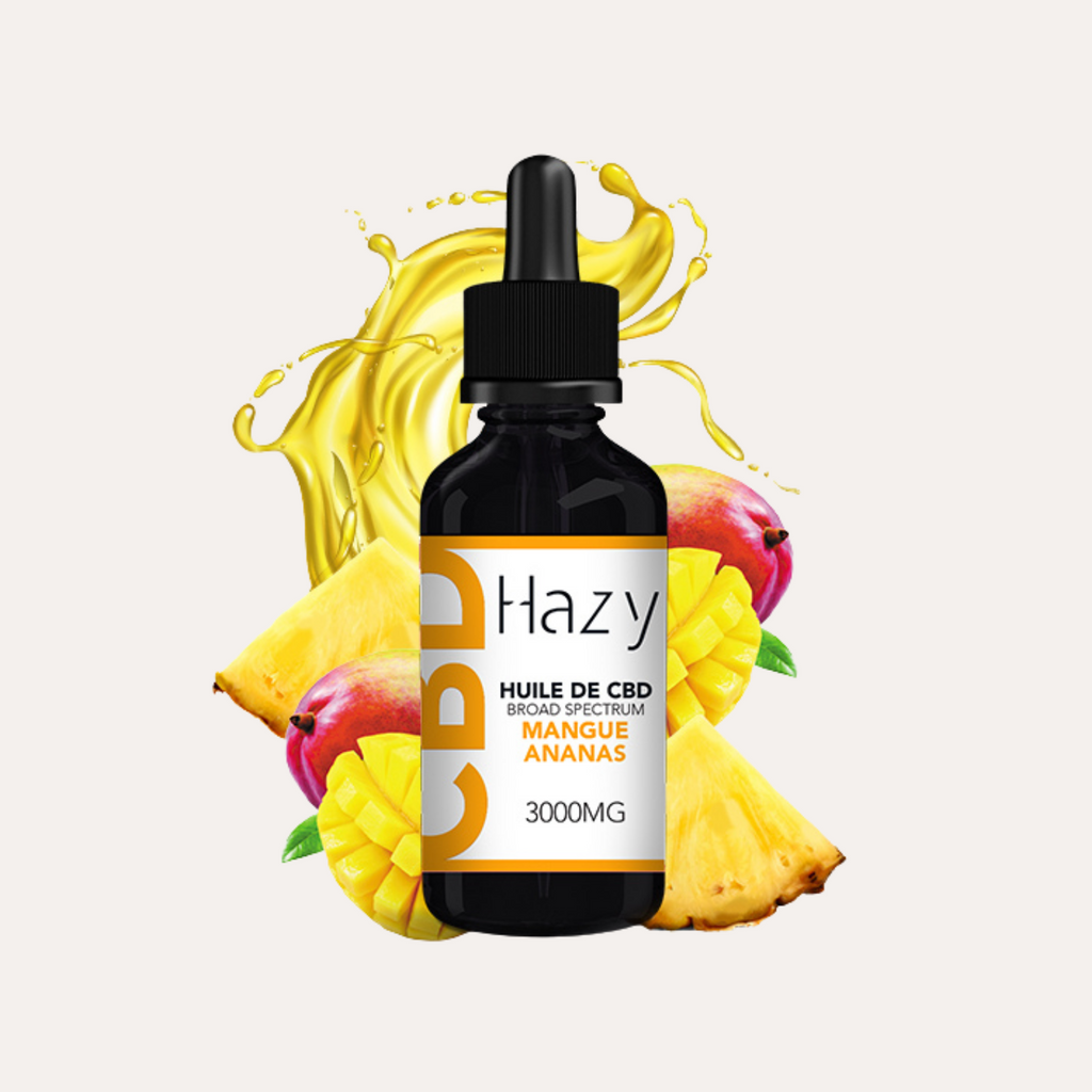 Huile CBD HAZY Mangue Ananas đ„đ
