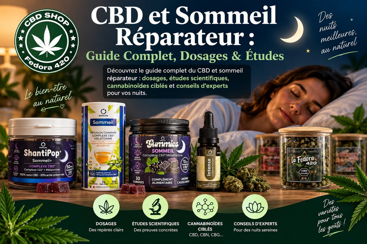Découvrez le guide complet du CBD et sommeil réparateur | Fedora 420
