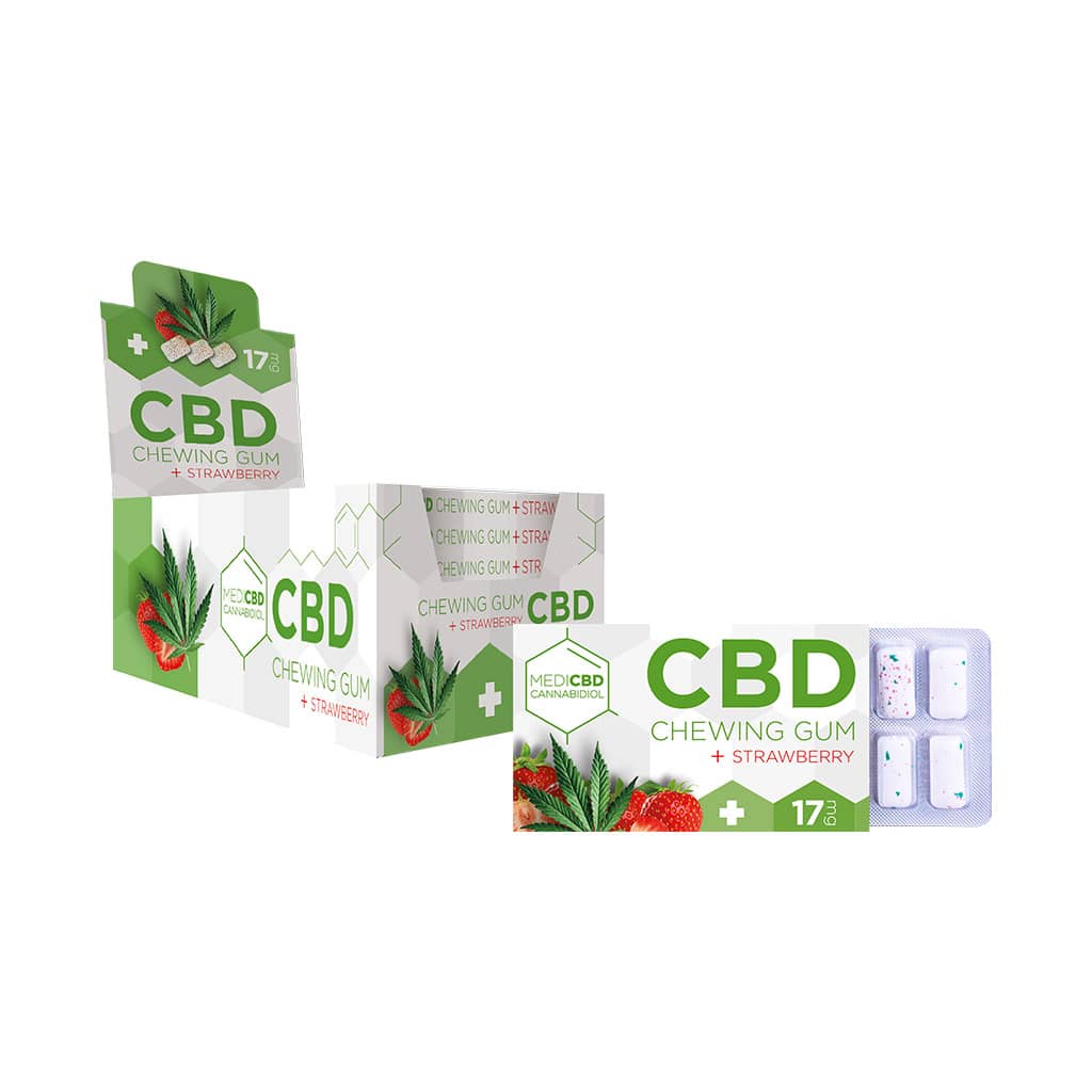 CBD Chewing Gum - Fraise
