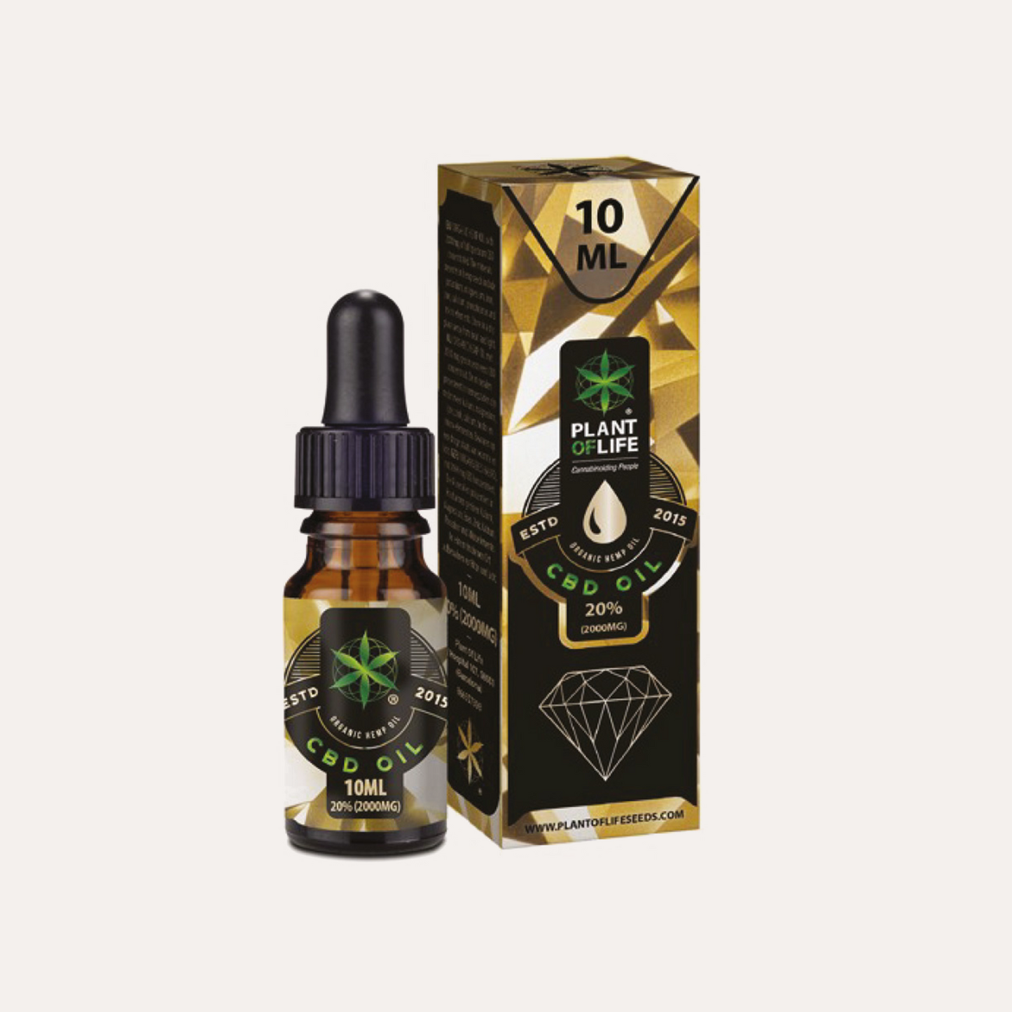 Huile de CBD Plant of Life - 10ml - 20%